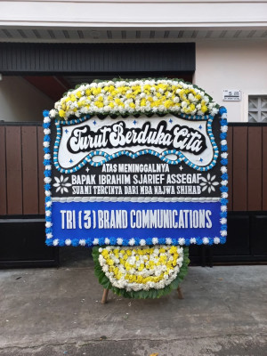 Papan Bunga Duka di Tegalharjo